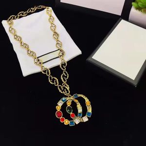 Fashion Pendant Necklaces Man Women Lady Party Fit Neck Decorations Unisex Link Chain Necklace Chams Letters254a