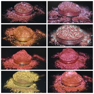 Kroppsglitter olika järnröd av god kvalitet järn Red Metallic Chameleon Pigment Powder Cosmetic for Liquid Eyeshadow Shimmer Face Paint Epoxy Harts 230927