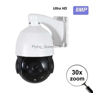 Объектив видеонаблюдения Hikvision-совместимый 4K 8MP 5MP 4MP 2MP POE IP PTZ-камера Уличная купольная камера наблюдения с 30-кратным зумом POE 80 м ИК IP66 YQ230928