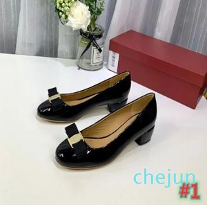 fashion quality round head Sexy Bridal Shoes Women039s leather base flat dress