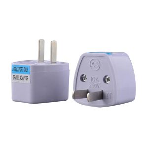 High Quality Travel Charger AC Electrical Power UK AU EU To US Plug Adapter Converter USA Universal Power Plug Adaptador Connector White ZZ