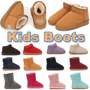 المصممين Tazz Tasman Children Toddler Baby Boots Kids Boys Girls Boot Slippers Winter Winter Warm Children’s Plush Warm Shoes Australia Snow Snow Boot 22-35
