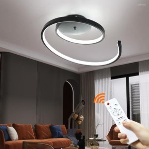 Taklampor Moderna LED -ringar Pendant Lamp Circle Hängande ljuskrona vardagsrum /matsal /trappuppgång Hembelysning Fixtur