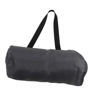 أدوات في الهواء الطلق دافئ بطانية صديقة للبيئة أسود 210D أوكسفورد مقاومة للرياح مع حقيبة تخزين للملعب
