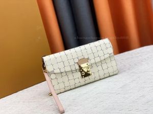 Fashion Clutch Bags flower Letter designer zipper wallets luxurys Men Women leather bags card holder fashion holders the tote bags White Grid wallet Original box