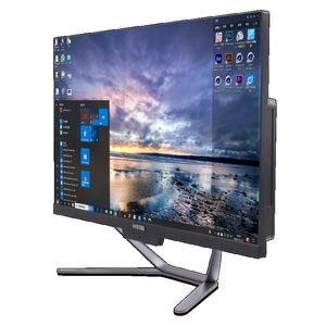 Nova tendência tudo em um pc processadores core i5 i7 23.8 Polegada monitor computador desktop ddr4 com câmera nós para uso em escritório em casa