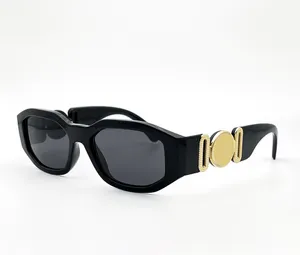 Модельерские мужские и женские солнцезащитные очки 4361, винтажные авангардные солнцезащитные очки с заклепками, летние классические, универсальный стиль, защита от ультрафиолета в комплекте с чехлом