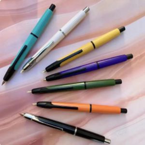 Fountain Pens Pencil Telescopic Pen With Pointed Ink Nib 04mm For Students Writing Calligraphy Upright Posture Gift 230927