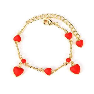 Charm Bracelets Little Heart Childrens Hanging Bracelet Is Cute And Can Be Worn Everyday Lts In Autumn 230216 Drop Delivery Jewelry Dhwfr