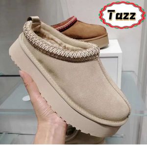 Tazz Tasman Slippers Platform Ugges Boot Australia Snow Boots Designer Women Ankle Booties Ultra Mini Mustard Seed Fur Slides Sheepskin Mens Womens Shoes 516ess