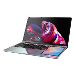 Laptop barato de tela dupla L10 15,6 polegadas IPS + 7 '' Touch Intel Celeron N5095 Max 16G DDR4 2T SSD Slim Office Notebook PC Computador