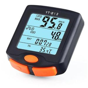 Fahrradcomputer, wasserdichter Fahrradcomputer, kabellos und kabelgebunden, Rennrad, Radfahren, Kilometerzähler, Stoppuhr, Tachometer, Uhr, digitaler Fahrradrechner 230928