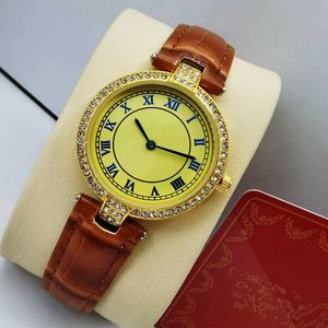 Танк женские часы женские кварцевые мужские роскошные наручные часы округлость маленький циферблат дизайнерские часы кожаный ремешок часы высокое качество тележка часы Santos