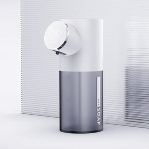 Dispenser di sapone liquido Dispenser automatici elettrici per mani schiumogeni Disinfettante intelligente con sensore a infrarossi per lavatrice
