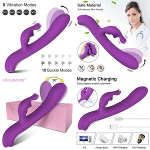NXY Vibratörler Kıpırdatan Tavşan Vibratör Kadınlar için taklit Parmak Klitoris Güçlü G Stimülatör Sessiz Seks Oyuncakları Kadın Yetişkinler 18 230809