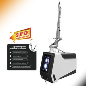 O mais novo laser de picossegundo para remoção de tatuagem Q Switch Laser 1064nm 532nm 755nm portátil Nd Yag Laser Máquina para uso em salão de beleza clínico
