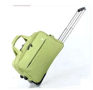 Torba Duffel Noszona torba bagażowa Unisex Travel Trolley Torby torebka torebka z kółkami walizka bagażu kabinowego 230927