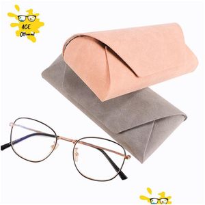 Sunglasses Cases Fashion Pu Leather Er Case For Women Men Glasses Portable Soft Pouch Bag Accessories Box 65Cm 221119 Drop Delivery Ey Dhtqw