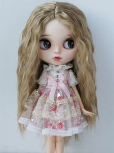 Dolls JD706 All Sizes For Long Curly Doll Wig Soft Synthetic Mohair YOSD MSD SD Blythes Hair Wholesale BJD Wigs Doll Accessories 230928