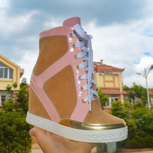 дизайнерская обувь High Top Pelle Женские кроссовки для повседневной обуви Кроссовки Уличная обувь Кроссовки высокого качества Туфли на платформе Увеличенная обувь С коробкой