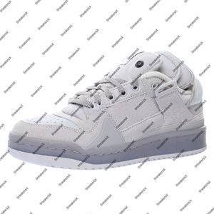 Bad Bunny Forum Buckle Low Grey Easter Egg Skates Schuh für Herren Sneakers Herren Back to School Sportschuhe Damen The First Cafe Skate Damen Blue Tint Sports GW0266