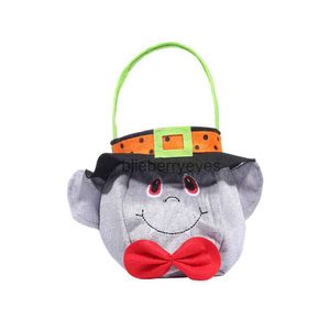 Totes Hobe's neue Halloween-Dekorationen, Hut, runde Handtasche, Tag, Kinder, Süßigkeiten, Geschenktüte, Kürbis, Tasche02blieberryeyes