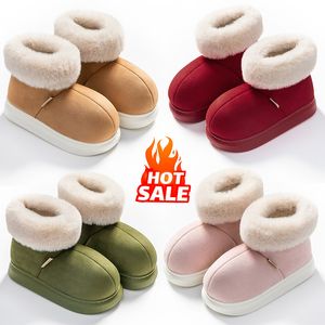 Designer stövlar för kvinnor modeplattform tossor vinter fleece mocka ull varm päls ankel bootes storlek 36-45