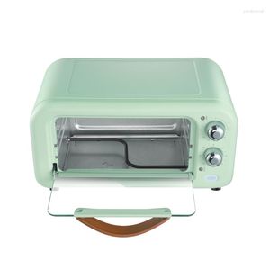 Elektrische Öfen 12L Backofen 800W Green Kitchen Multifunktionaler kleiner Röster für 1-3 Personen Pizza Brot Toaster Grill KONKA