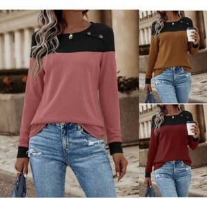 Swetery dla kobiet Eleganckie kobiety Autumnerwinter okrągły szyję swobodny koszulka damskie topy pullover sxxl