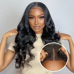 Synthetic Wigs Glueless Wear And Go Prelucked Human Body Wave Hair Wig 5x5 Closure HD Transparent Upgrade Pre cut Ready Lace 230927