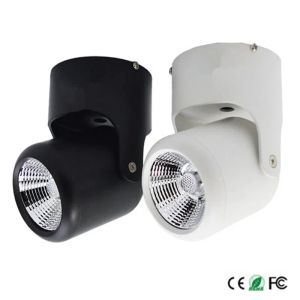 Ytmonterad LED COB Downlight 20W LED-lampa AC85V-265V LED-lampan med LED-förare varm/naturlig/kall vit