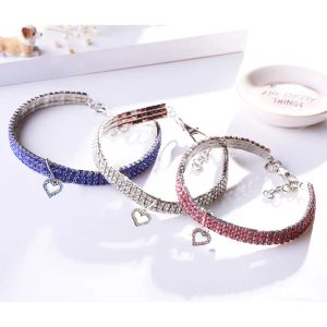 Pet supplies Dog Cat Collar Crystal Puppy Chihuahua Collars Necklace For Small Medium large Dogs Diamond Jewelry Accessories Top