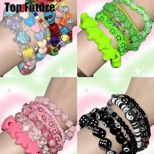 Bangle Mulheres Gothic Lolita Dopamine Girl Jóias Ins Spicy Y2K Doces Escente Estrela Coração Acessórios Pulseira Pulseiras 230928