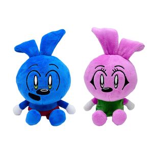 Kids Christmas Plush Rabbit Toys Pink Blue Riggy Plush Toys Stuffed Animal Toys Children Little Animal Game Figures Doll Sleeping Doll