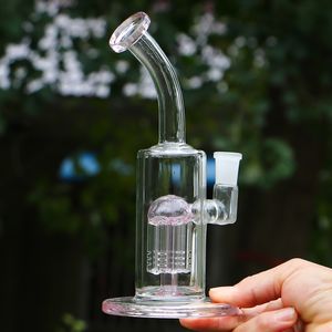 Glass Bong Hookahs Tree Percolator Bubble Smoking Rig Gravity Water Pipes Thick Tubes Dab Rigs Tobacco With 14mm Bowl Wholesale