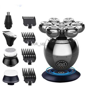 Elektrorasierer Zero Ball Mower Rasierer gegen Wasser Typ C Rasiermaschine Bold Head Shave Mehrzweck-Haarentferner Fromnose Wireless Charging YQ230928