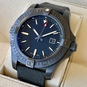 Breit Avenger Mechanical 46mm Blackbird Mens Trend Trend Waterproof Business Watches Watcher Watch