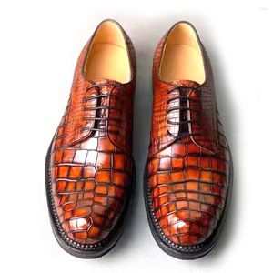 Sapatos de vestido Ourui Chegada Homens Crocodilo Couro Formal Masculino Casamento Banquete Groomssneaker