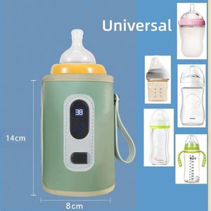 Flaskvärmare sterilisatorer# USB mjölkvatten varmare barnvagn isolerad väska baby ammande flaskvärmare säkra barn leveranser för spädbarn utomhus resetillbehör 230928