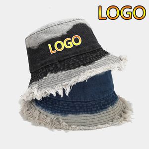 Szerokie brzegowe czapki wiadra unisex niestandardowy fisherman kapelusz na świeżym powietrzu Kobiety Składane lato Hip Hop Men Beach Sun Panama Cap 230927