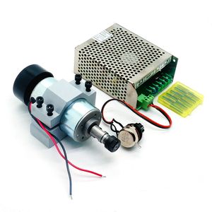 300W ER11 DC Air resfriado por eixo motor CNC Máquina de roteador de moagem de 52 mm AC 110/220V DC 48V 360W Máquina de gravura CNC CNC