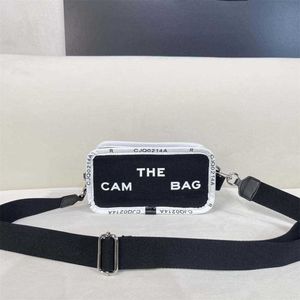 Hip Wide shoulder straps mar camera bag women cross body shoulder bag canvas purse handbag mens Fashion Hip Hop snapshot Tote small denim designer bag 230407