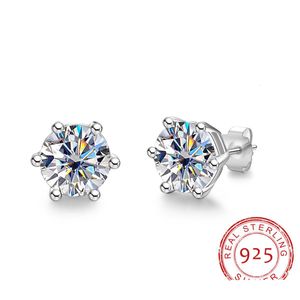 Stud Anujewel 4ct 2ct 1Ct TotalD Color Diamond 925 Sterling sier classic earrings for womanギフト卸売221119ドロップデリバリーJewe dh1kr
