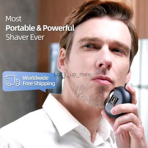 Electric Shaver EVO Shaver 2.0 Mini Electric Men Shaver Razor Rechargeable Portable Shaving Machine Dual Wet/Dry Use IPX6 Waterproof Pocket Size YQ230928