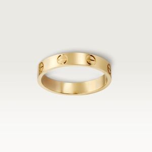 designer ring ove ring for woman luxury ring designer jewelry design sense 5MM or 6MM Width Ring Multi-Finger Circle Size Alloy Ring 18K Gold Plated Ring