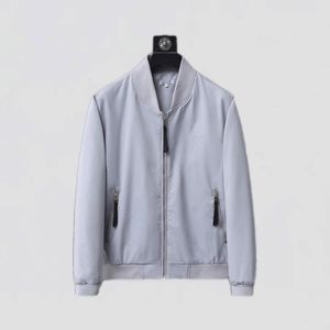 Jacket Luo Weiyi 2023 new spring and autumn men's baseball collar jacket gray