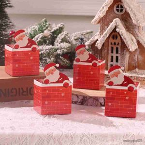 Christmas Decorations Christmas Candy Box Gift Bags Cristmas Cookie Candy Packages Merry Christmas Party Decorations for Home