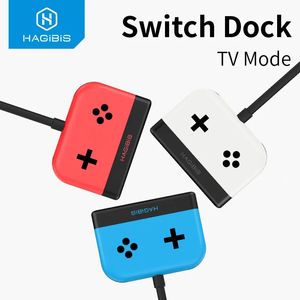 Carregadores Hagibis USB C Hub para Nintendo Switch Portátil TV Dock Carregamento Docking Station Carregador 4K HDMICompatível Adaptador 30 230927