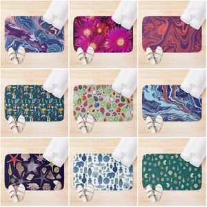 Bath Mats Bathroom Small Rug Shower Mat Anti-slip Foot Entrance Door Kitchen Bedroom Balcony Room Morocco Toilet