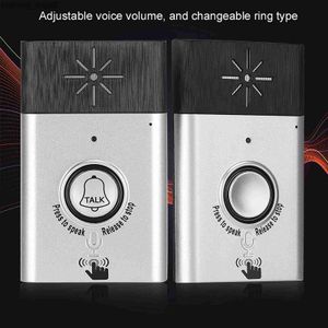 Doorbells Two-Way Voice Intercom Doorbell Wireless Home Kit LED Indoor Outdoor Interphone System HomeImprovement Security Electro YQ230928